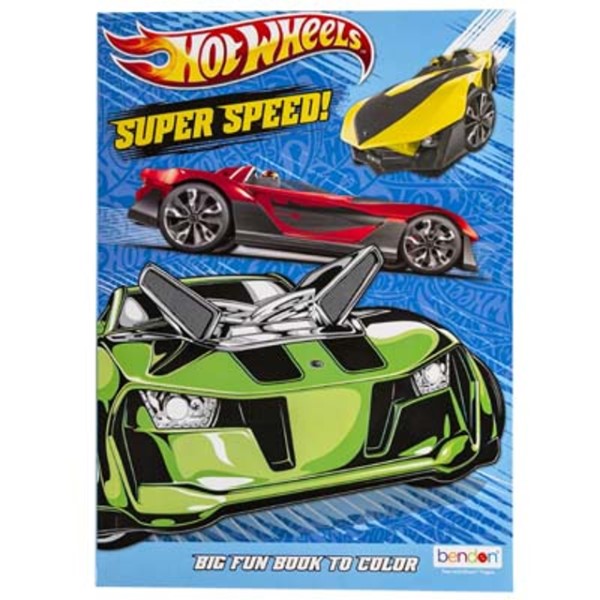 COLORING BOOK HOT WHEELS SUPER