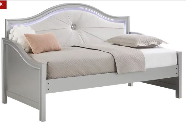 KIDS EVANGELINE SILV TWIN DAYBED