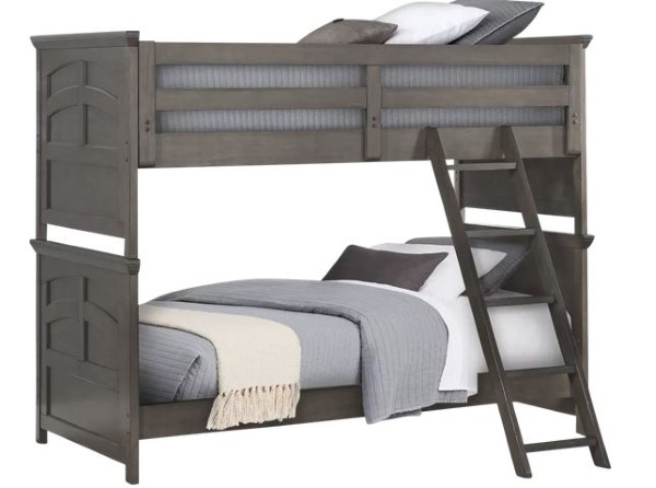 KIDS TWN BUNK  BED GRY SANTA CRU