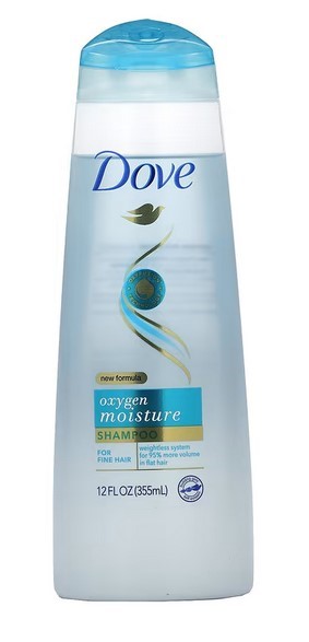 Dove Oxygen Moisture Shampoo for Fine Hair, 12 fl oz