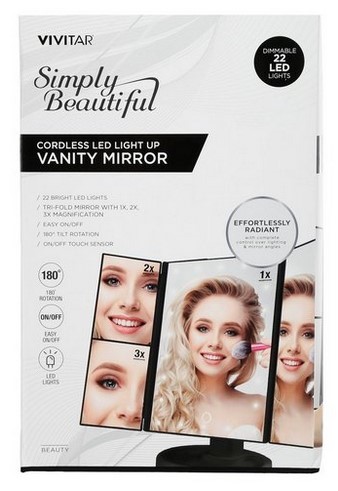 Vivitar Simply Beautiful Light Up Vanity Mirror