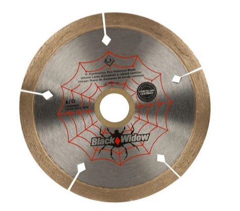 Black Widow Premium-Grade, Thin-Rim Diamond Blade