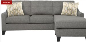 MADISON SLEEPER CHAISE W/TP GRAY