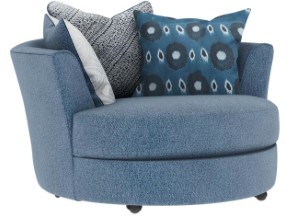 BELLEHURST SWIVEL CHAIR BLUE