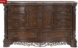 Handly Manor Pecan Dresser