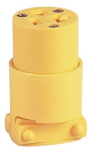 EATON 4228-BOX Heavy Duty Grounded Straight Blade Electrical Connector (2