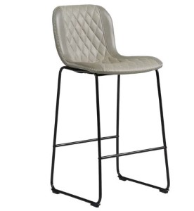 REMI BARSTOOL GRAY DIAMOND