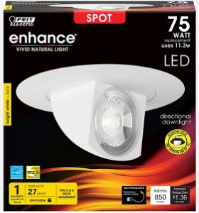 Feit Electric 47762 LED Retrofit Downlight 5"-6" | 12 watt | 120 v |