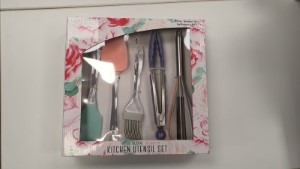 SILICONE KITCHEN UTENSIL SET, 5PC