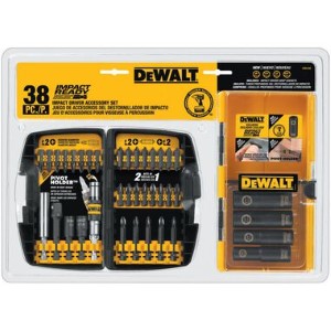 DeWALT DW2169 Accessory Kit, Steel, 38-Piece