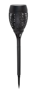 Boston Harbor 26076-XCP12 Solar Tiki Torch, Small Flame