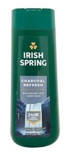 Irish Spring Men's Body Wash Shower Gel | Charcoal Refresh |20oz