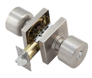 Toledo CV1900-VI Exterior / Vigo Knobset, Satin Stainless Steel