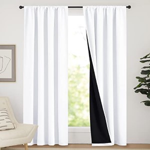 WINDOW CURTAIN SLD Blackout WHT