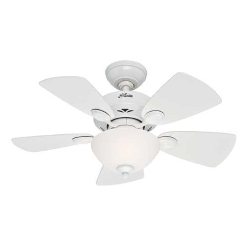 HUNTER FAN 34 WATSON W/LIGHT WHI