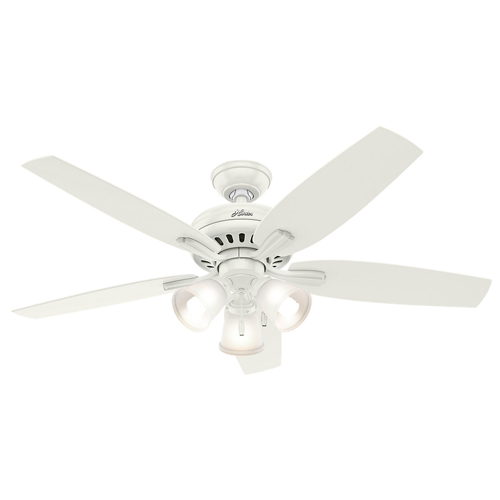 HUNTER NEWSOME 52" FAN FRESH WHT