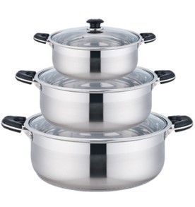 STAINLESS STEEL LOW POT | 16QT