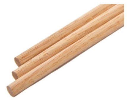 HILLMAN 417707 DOWEL ROD | 7/8" X 36" | OAK