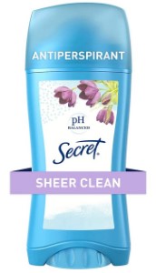 Secret Solid Invisible Deodorant |Shower Fresh |2.6oz