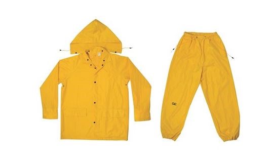 3PC POLYESTER RAIN SUIT 2XLARGE