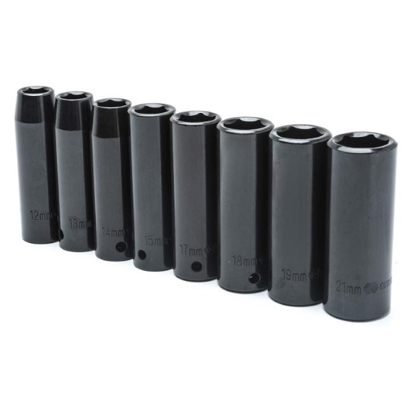 CRESCENT 1/2DR D/IMP SOCKET SET