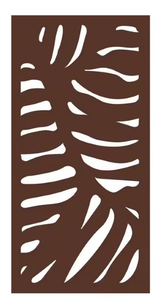 Modinex Decorative Composite Fence Panel in Cabo Design | Espresso Brown |4