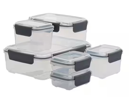 Kitchen Details 15012 Airtight Food Storage Container Set | 12 Piece