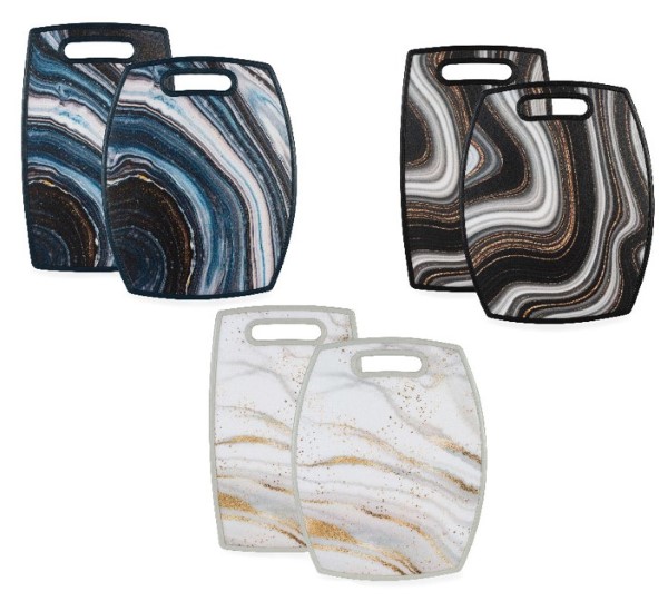 Kitchen Details Non-Slip Cutting Board | Agate | 2 piece