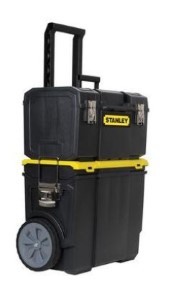 STANLEY STST18612W Mobile Rolling Workshop | 1-Drawer | Plastic | Black