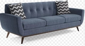 EAST SIDE SOFA W/TP SAPPHIRE