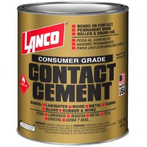 LANCO CONTACT CEMENT QUART