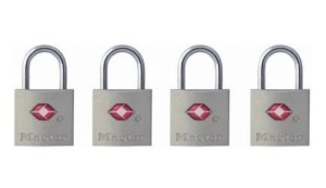 MASTER LOCK TSA LUGGAGE LOCK | 4 PACK