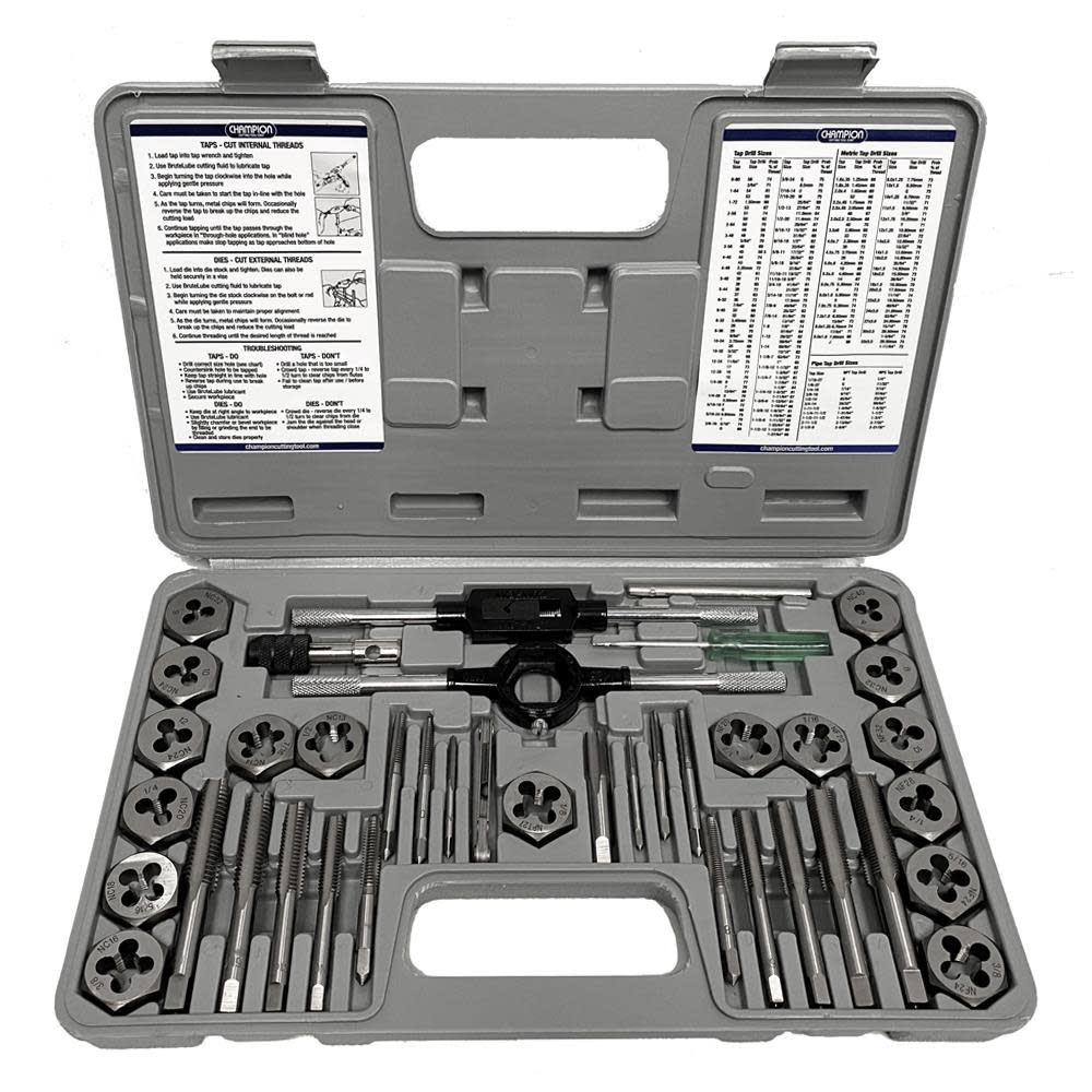 40 PC METRIC TAP & DIE SET