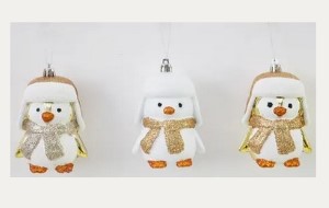 PENGUIN ORNAMENT | GOLD | 1 PIECE