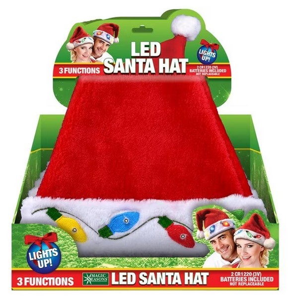  LED Santa Hat | Plush