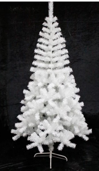 PVC CHRISTMAS TREE WITH 500 TIPS | 6FT | WHITE