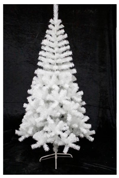 PVC CHRISTMAS TREE WITH 1000 TIPS | 7FT |  WHITE