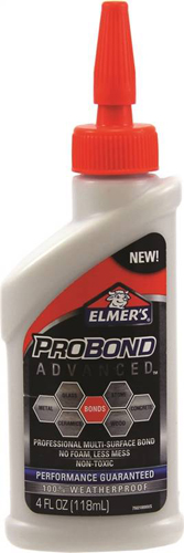 Elmers E7502 Glue, Gray, 4 oz Bottle